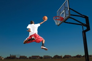 Basketball leap